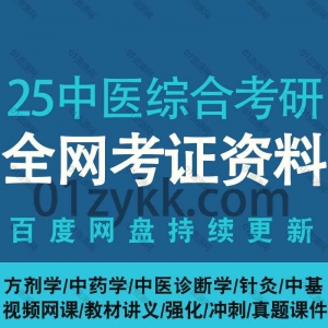 2025中医综合考研网课资源合集